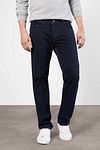 Mac Hose Arne Stretch Blue Schwarz H799 Model / Voorkant