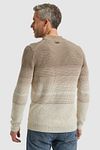 Maglione Vanguard in maglia a righe beige Model / Achterkant