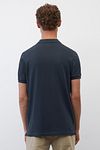 Marc O'Polo Poloshirt Dunkelblau Model / Achterkant