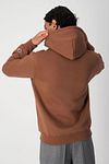 Champion Sweat à capuche Logo Marron  Model / Achterkant