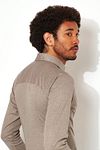 Desoto Camicia no stiro Modern Kent marrone chiaro Model / Detail