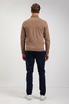 McGregor Cardigan Mix Laine Merino Beige Model / Achterkant