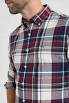 McGregor Skjorte Herringbone Rutet Rød Blå Model / Detail