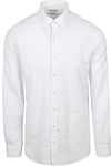 McGregor Skjorte Linblanding Hvit MM251.6001.06-9000