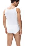 Mey Noblesse Athletic Singlet Weiß Model / Achterkant