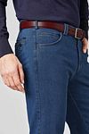 Meyer Jeans Dublin Blauw Model / Detail
