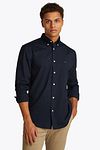 Tommy Hilfiger Poplin Shirt Flex Navy Model / Voorkant