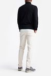 KING Essentials The Michael jersey de merino con media cremallera negro Model / Achterkant