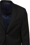 Abito Suitable Toulon in lana serge tinta unita nero Product / Detail