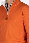 NZA Pull Samuel Demi-Zip Orange Model / Detail