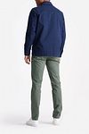 King Essentials The Benjamin Overshirt granatowy Model / Achterkant
