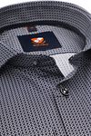 Suitable Koszula Twill Print granatowa Product / Detail