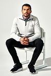 No Excess Half Zip Trui Beige Model / Voorkant