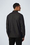 No Excess Denim Hemd Twill Anthrazit Product / Achterkant