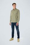 No Excess Overhemd Print Groen Model / Voorkant