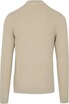 No Excess Pullover Structuur Beige Product / Achterkant