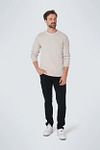 No Excess dzianinowy sweter beżowy Model / Voorkant