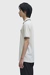 Fred Perry Polo Twin Tipped M3600 Ecru 84A Model / Zijkant