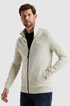 PME Legend Sweat Zip Jacket Ecru Model / Zijkant