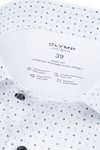 OLYMP Chemise Level 5 Stretch Imprimé Blanc Product / Detail