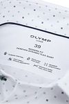 Olymp Luxor Overhemd Stretch Print Wit Product / Detail