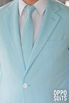 OppoSuits Cool Blue Kostuum Model / Detail