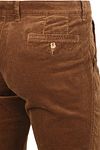 Passande Chino Plato Corduroy Brun Product / Detail