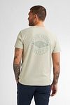 Petrol T-Shirt Osprey Verde Model / Achterkant