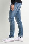 Jeans Petrol Seaham blu indigo Model / Zijkant