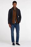 Pikowana kurtka Barbour Lutz w ciemnym granacie Model / Voorkant