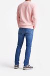 King Essentials The George Sweater Rosa Model / Achterkant