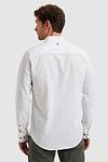 PME Legend Chemise Blend Lin Blanc Model / Achterkant