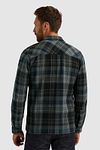 PME Legend Overshirt Dobby Rutig Svart Grå Model / Achterkant
