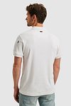 PME Legend polo Half-Zip z dzianiny interlock w kolorze ecru Model / Achterkant