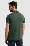 PME Legend Polo Shirt Jacquard Jersey Olive Green Model / Achterkant