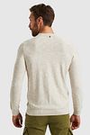 PME Legend Stickgarn Pullover Ecru Model / Achterkant
