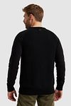 PME Legend Sweter dzianinowy Knit Sweat czarny Model / Achterkant