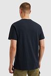 PME Legend T-Shirt Jacquard Stripe Marine Model / Achterkant