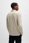 Polo BOSS Passerby Ecru Model / Achterkant