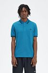 Polo Fred Perry M3600 Bleu Mid V35 Model / Voorkant