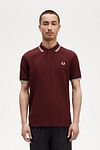 Polo Fred Perry M3600 w kolorze bordowym Model / Voorkant