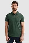 PME Legend Polo Shirt Jacquard Jersey Olive Green Model / Voorkant