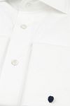 Profuomo Chemise Cut Away Manchette Double Off White Product / Detail