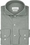 Profuomo Japanese Knitted Hemd Melange Groen PPXH30020D-Z3 kopen | Suitable