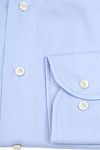 Profuomo Dobby Overhemd Print Lichtblauw Model / Detail