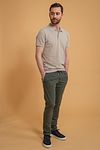 Chino Profuomo verde scuro Model / Voorkant