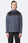 Rains Fleece Zip Vest Grijs Model / Voorkant