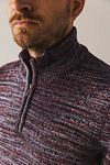 Jersey Half Zip melange burdeos State of Art Model / Detail