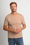Suitable Respect T-shirt Jim Beige Model / Voorkant