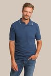 Suitable Respect Polo Tip Ferry Bleu denim Model / Voorkant